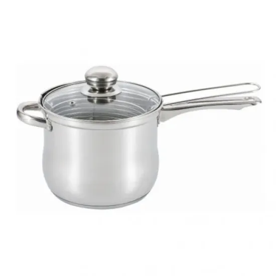 Тенджера с кошница за пържене Bohmann BH 1667FR, 3.4 л, 18 см, Индукция, Инокс