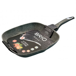 Грил тиган Brio 28x28см с мраморно покритие