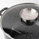 Тенджера с дозатор Goldmann GM-0332, 9.9L, 32см, Мраморно покритие, Индукция, Черен