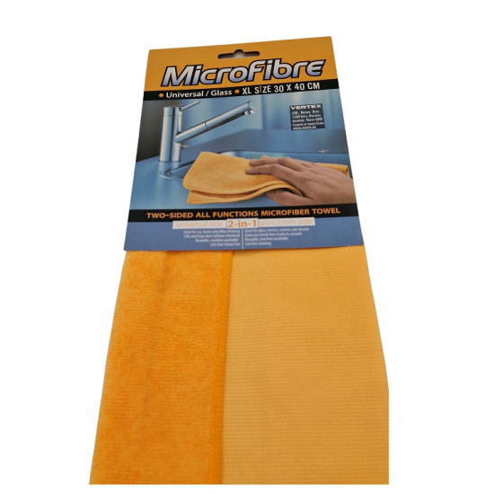 Микрофибърна кърпа Microfibre 30х40 см двулицева