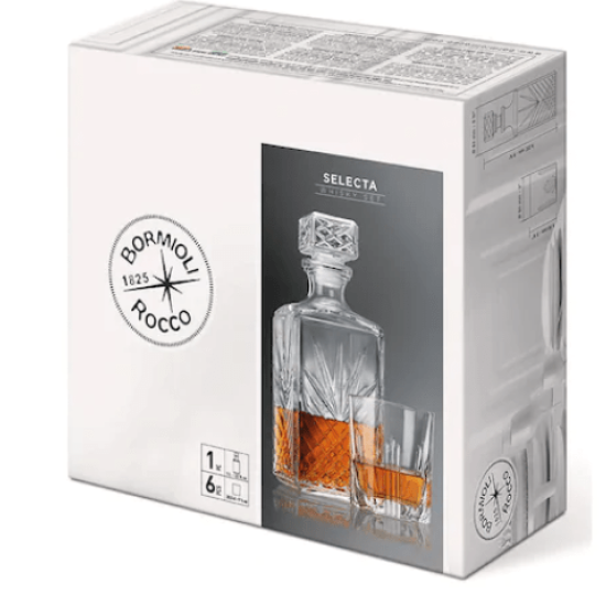 Комплект за уиски Bormioli Selecta, 7 части