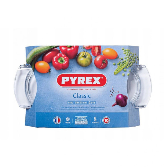 Йенска тенджера Pyrex 5.8л Овал