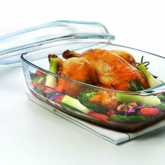 Йенска тенджера правоъгълна Pyrex 4.5л