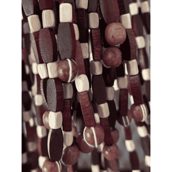 Бамбукови РЕСНИ ЗА ВРАТА ПРОТИВ НАСЕКОМИ "КАФЯВО И БЕЖОВО", 90х200см