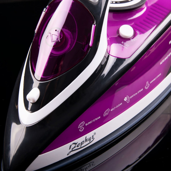 Парна ютия Zephyr Z-1050-BOC, 2600W с керамична плоча