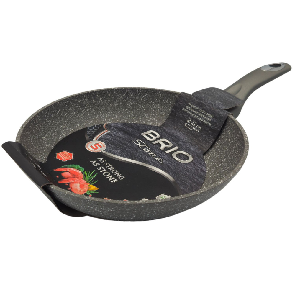 Тиган BRIO Stone 22 см с каменно покритие