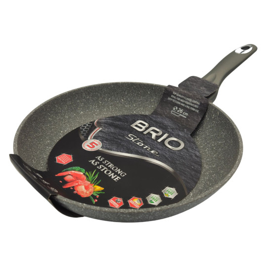 Тиган BRIO Stone 26 см с каменно покритие