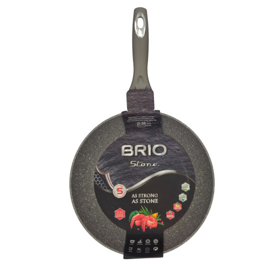 Тиган BRIO Stone 28 см с каменно покритие