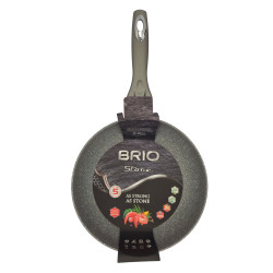 Дълбок Тиган BRIO Stone 26 см с каменно покритие