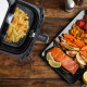 Фритюрник с горещ въздух Air Fryer First Austria FA-5053-1, 1700W, 6.2 литра, 80°C~200°C, таймер, черен