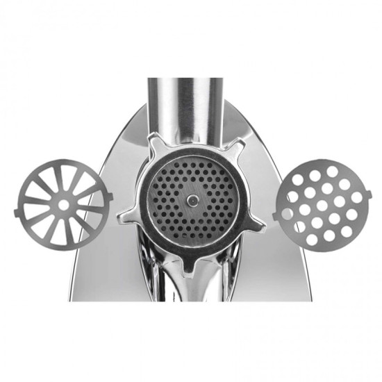 Месомелачка с приставка за домати Voltz V51991A, 1400W, Обратен ход, Аксесоари за сосове и Kubbe, Бял