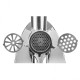 Месомелачка с приставка за домати Voltz V51991A, 1400W, Обратен ход, Аксесоари за сосове и Kubbe, Бял