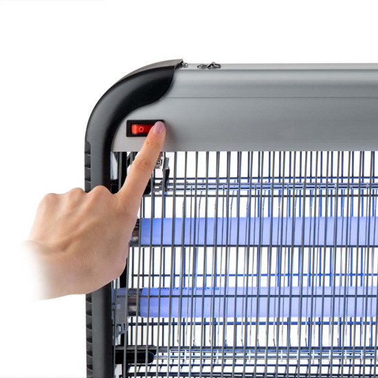 Инсектицидна лампа Muhler MIK-100, 40W, 100m2, UV светлина, Тиха работа