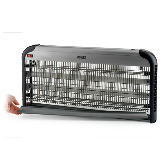 Инсектицидна лампа Muhler MIK-100, 40W, 100m2, UV светлина, Тиха работа
