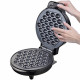 Бъбъл гофретник Rosberg R51442H, 1000W, Bubble гофрета, черен