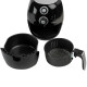 Фритюрник с горещ въздух Air Fryer Voltz OV51980C, 1600W, 2.6 литра, 80°C~200°C, таймер, черен