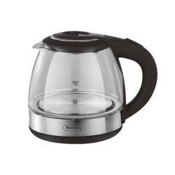 Електрическа кана 1 литър Rosberg R51230Q, 1500W, стъклена