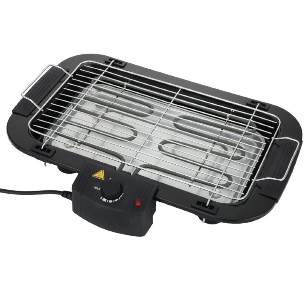 Електрическа скара Rosberg R51015G, 2000W, 3 нива на височина, До 260C, Черен