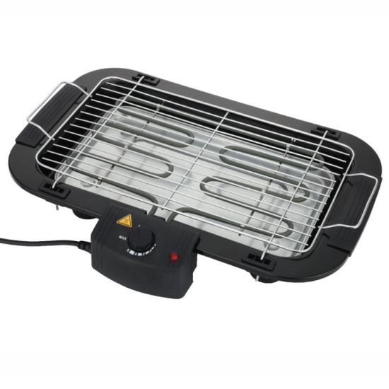 Електрическа скара Rosberg R51015G, 2000W, 39х24см, Термостат, Черен