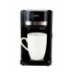 Кафемашина с 1 чаши Rosberg R51170D, 350W, 150 ml, Авт. изключване, Черен