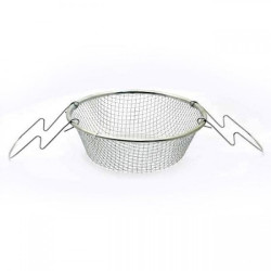 Тенджерa с кошница и капак Rosberg R51213A, 24 см, Черен