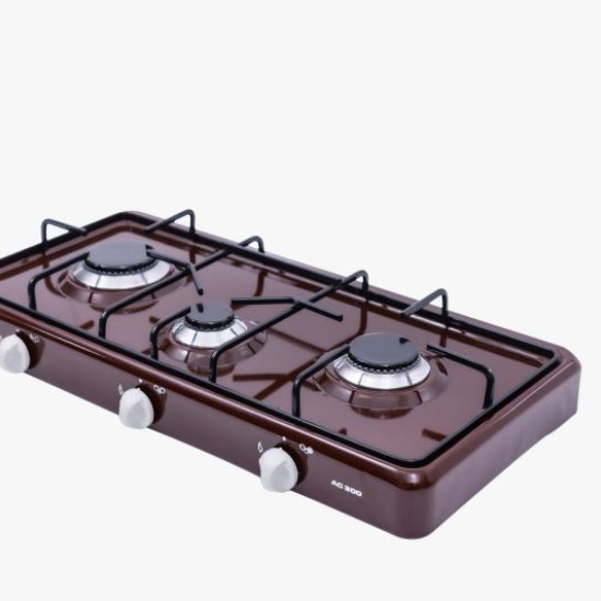 Газов котлон 4.4 kW Rubino, троен, емайлиран - кафяв