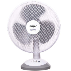 Настолен вентилатор SAPIR SP 1760 DC16, 40W, 40 см, 3 скорости, Бял/сив